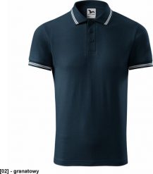 MALFINI Urban 219 - ADLER - Koszulka polo męska, 200 g/m, 35% poliester, 65% bawełna, - granatowy 2XL. Niebieskie koszulki polo męskie Malfini, m, bez wzorów, z bawełny, bez ramiączek. Za 44.55 zł.