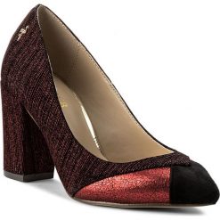 Półbuty MENBUR - 07726 Black/Red. Czerwone półbuty damskie Menbur, z materiału, eleganckie. W wyprzedaży za 189.00 zł.