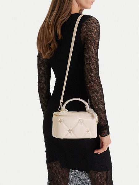 Nine West Torebka EO-Delancey Moon-KS2575-1 Écru. Białe torebki do ręki damskie Nine West, bez wzorów, z materiału, bez dodatków. Za 187.99 zł.