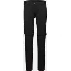 Spodnie damskie Mammut Runbold Zip Off Pants. Czarne spodnie sportowe damskie Mammut, l, bez wzorów, trekkingowe. Za 606.90 zł.