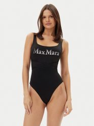 Max Mara Beachwear Strój kąpielowy Carisma 2516831119 Czarny. Czarne kostiumy jednoczęściowe damskie Max Mara Beachwear, bez wzorów, z syntetyku. Za 539.99 zł.