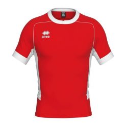 Jersey Errea Shane. Białe koszulki sportowe męskie ERREA, m, bez wzorów, z jersey, bez kołnierzyka, bez ramiączek. Za 269.00 zł.