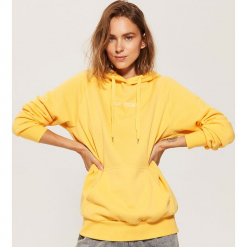 Bluza oversize z kapturem - Żółty. Żółte bluzy damskie House. Za 89.99 zł.