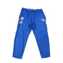 Second life - Spodnie dresowe męskie Nike Premier League Chelsea - Stan dobry. Niebieskie spodnie sportowe męskie Nike, m, bez wzorów, z dresówki, do biegania. Za 190.32 zł.