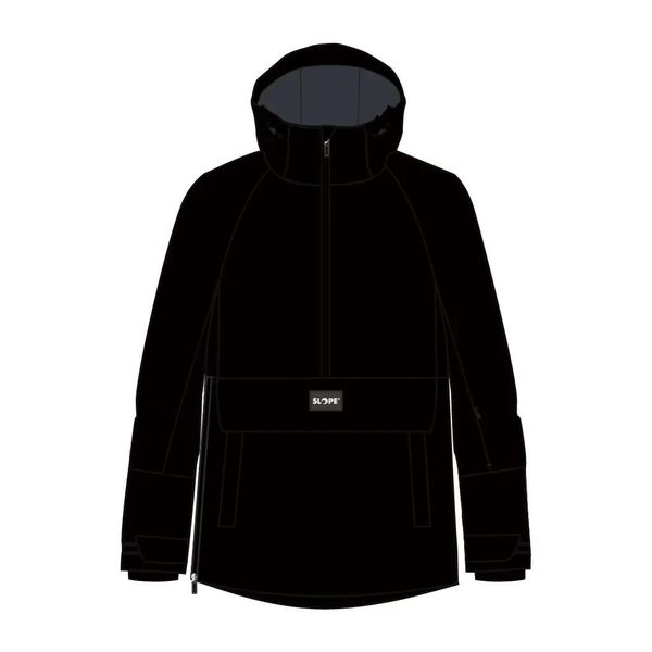 Kurtka narciarska Slope Ruki Lined Shell. Czarne kurtki męskie SLOPE, na zimę, l, bez wzorów, z materiału, eleganckie, bez kaptura. Za 596.00 zł.