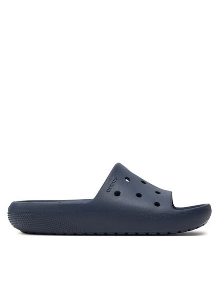 Crocs Klapki Classic Slide V 209401 Granatowy. Niebieskie klapki męskie Crocs, z tworzywa sztucznego. Za 109.99 zł.