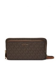 MICHAEL Michael Kors Torebka Jet Set 32F5GJ6C7B Brązowy. Brązowe listonoszki damskie MICHAEL Michael Kors, bez wzorów, z materiału, bez dodatków. Za 539.99 zł.