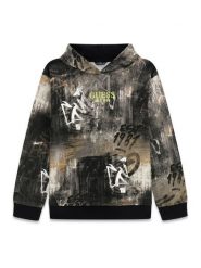 Guess Bluza L6RQ00 KA6R4 Szary Regular Fit. Szare bluzy dla chłopców Guess, z aplikacjami, z bawełny, bez ramiączek, bez kaptura. Za 265.00 zł.