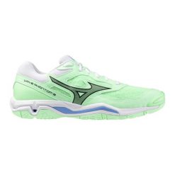 Buty halowe Mizuno Wave Phantom. Czarne buty sportowe męskie Mizuno, bez zapięcia, do piłki ręcznej, mizuno wave. W wyprzedaży za 408.20 zł.