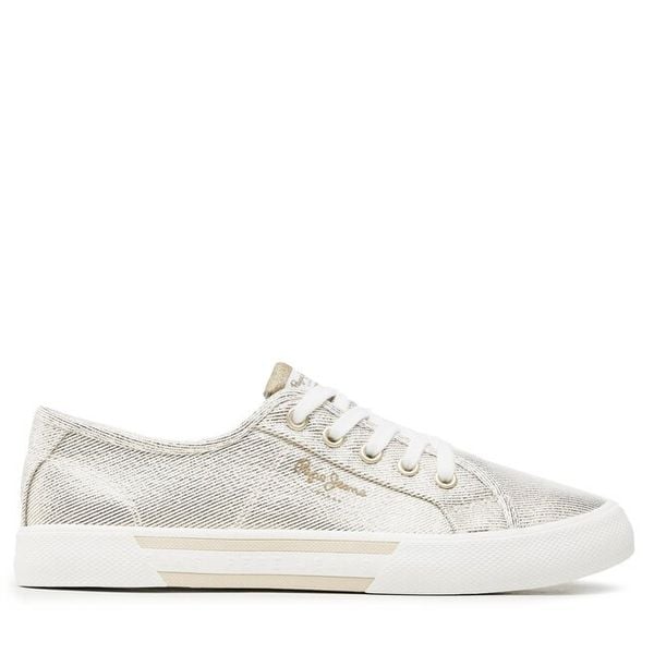 Tenisówki Pepe Jeans. Żółte trampki i tenisówki damskie Pepe Jeans, bez wzorów, z jeansu, bez zapięcia. Za 159.99 zł.