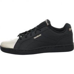 Buty do chodzenia damskie Reebok Royal Complete Cln. Czarne obuwie sportowe damskie Reebok, bez wzorów, z materiału, tenisowe, Reebok Royal. Za 219.00 zł.