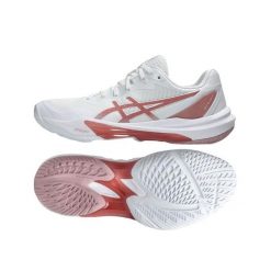 Buty do siatkówki ASICS Sky Elite FF 3 Kobiety Różowy. Czerwone obuwie sportowe damskie Asics, bez wzorów, z materiału, do siatkówki. Za 681.15 zł.