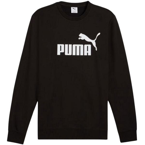 Męska Bluza Z Okrągłym Dekoltem ESS No.1 Logo. Czarne bluzy męskie Puma, m, bez wzorów, bez kaptura. Za 207.99 zł.