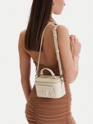 Eva Minge Torebka EO-AMY-LDA8633 Écru. Białe torebki do ręki damskie Eva Minge, bez wzorów, z materiału, bez dodatków. Za 199.99 zł.