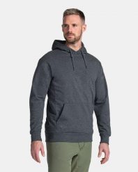 Męska bluza Kilpi LAGOA-M. Szare bluzy męskie Kilpi, m, bez wzorów, z bawełny, bez kaptura. Za 179.35 zł.