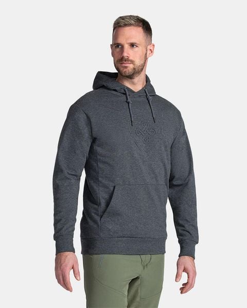 Męska bluza Kilpi LAGOA-M. Szare bluzy męskie Kilpi, m, bez wzorów, z bawełny, bez kaptura. Za 179.35 zł.