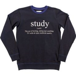 Bluza "Felix" w kolorze granatowym. Bluzy dla chłopców marki bonprix. W wyprzedaży za 65.95 zł.