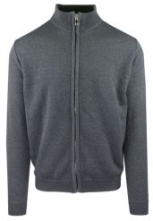 Męski Sweter Rozpinany, Miękki i Delikatny Materiał - Brave Soul - Grafit. Szare kardigany męskie Brave Soul, l, bez wzorów, z materiału, biznesowe. Za 119.00 zł.