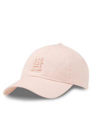 Tommy Hilfiger Czapka z daszkiem Beach Summer Soft Cap AW0AW16170 Różowy. Czerwone rękawiczki damskie Tommy Hilfiger, bez wzorów, z materiału. Za 119.99 zł.