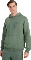 4f Bluza męska 4F M1980 zielona 4FWAW25TSWSM1980 41S L. Zielone bluzy męskie 4f, l, bez wzorów, bez kaptura. Za 175.48 zł.