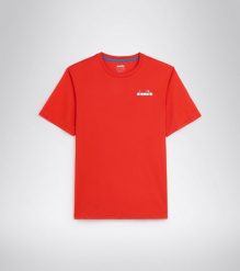 Koszulka męska Diadora SS CORE T-SHIRT T. Czerwone t-shirty męskie Diadora, l, bez wzorów, z poliesteru, bez kołnierzyka. Za 110.00 zł.