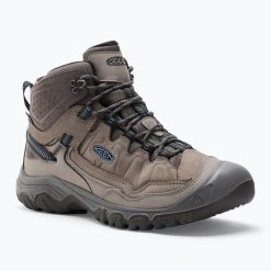 Buty trekkingowe męskie KEEN Targhee IV Mid WP. Szare trekkingi męskie Keen, trekkingowe. Za 569.99 zł.