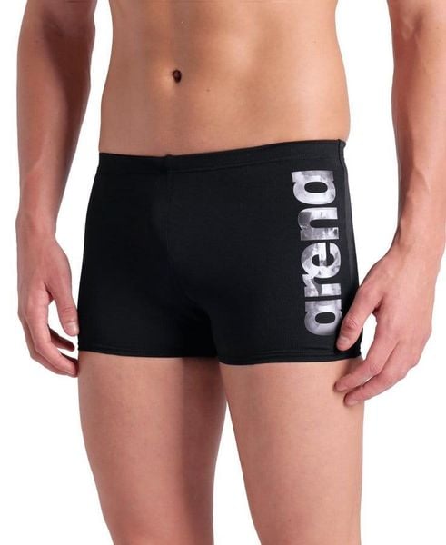 Bokserki na basen Arena Airbursh Graphic. Czarne kąpielówki męskie Arena, m, bez wzorów, z materiału, na fitness i siłownię. Za 159.99 zł.