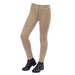 Damskie spodnie do jazdy konnej z zamkiem błyskawicznym Dublin Supa-fit. Brązowe spodnie materiałowe damskie DUBLIN, m, bez wzorów, z bawełny. Za 284.50 zł.