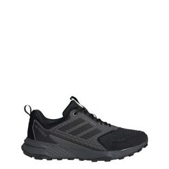 Buty Tracefinder Trail Running. Czarne buty sportowe męskie Adidas, z materiału, bez zapięcia, do biegania. Za 299.00 zł.