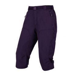 Spodnie 3/4 damskie Endura Hummvee. Fioletowe spodnie materiałowe damskie ENDURA, xs, bez wzorów, z nylonu. Za 319.99 zł.