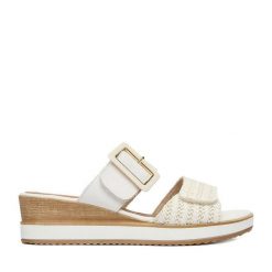 Klapki Remonte. Klapki damskie Remonte, bez wzorów, bez obcasa. Za 349.99 zł.