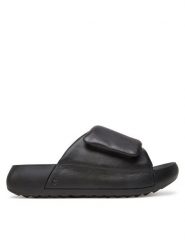ECCO Klapki Cozmo Pf W 20668301001 Czarny. Czarne klapki damskie ecco, bez wzorów, ze skóry, bez obcasa. Za 419.99 zł.