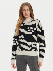 Morgan Sweter 242-MFELIX Beżowy Regular Fit. Brązowe swetry damskie Morgan, xl, bez wzorów, z syntetyku, bez kołnierzyka, bez ramiączek, bez kaptura. Za 169.99 zł.