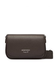 Emporio Armani Torebka EW000538 AF12036 M6458 Brązowy. Brązowe listonoszki damskie Emporio Armani, bez wzorów, ze skóry, bez dodatków. Za 869.99 zł.