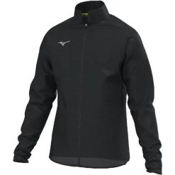 Kurtka wodoodporna Mizuno RB. Czarne kurtki męskie Mizuno, l, bez wzorów, z materiału, eleganckie, bez kaptura. Za 233.95 zł.
