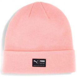 Czapka Puma Archive Heather Beanie Koral Ice. Czerwone czapki i kapelusze damskie Puma, bez wzorów. Za 79.20 zł.