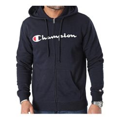 BLUZA dresowa męska CHAMPION bawełna z kapturem. Czarne bluzy męskie Champion, m, bez wzorów, z bawełny, z kapturem. Za 239.00 zł.