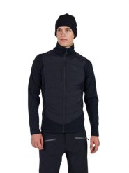 Bluza Rossignol męska Classique Hybrid Clim FZ czarna. Czarne bluzy męskie Rossignol, na jesień, m, bez wzorów, z elastanu, bez kaptura. Za 619.00 zł.