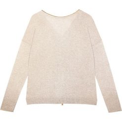 Sweter jedwabny w kolorze beżowym. Brązowe kardigany damskie Ateliers de la Maille, z jedwabiu. W wyprzedaży za 318.95 zł.