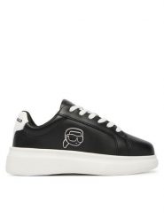 KARL LAGERFELD Sneakersy Z31182 M Czarny. Czarne buty sportowe dziewczęce KARL LAGERFELD, bez wzorów, ze skóry, bez zapięcia. Za 426.99 zł.