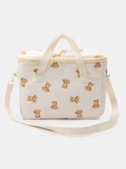 Torba na wózek w misie - kremowy. Białe torby i plecaki dziecięce Sinsay. Za 39.99 zł.