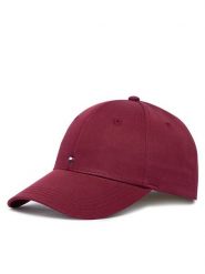 Tommy Hilfiger Czapka z daszkiem Th Flag AM0AM13008 Bordowy. Czerwone rękawiczki męskie Tommy Hilfiger, bez wzorów, z bawełny. Za 169.99 zł.