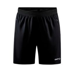Damskie Szorty na zamek błyskawiczny Craft evolve. Czarne szorty sportowe damskie Craft, s, bez wzorów, z materiału, sportowe, na fitness i siłownię. Za 201.00 zł.