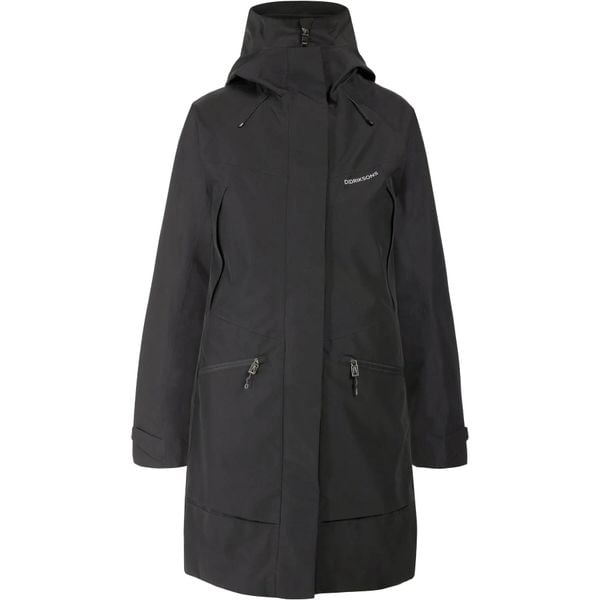 Parka dla kobiet Didriksons Ilma. Czarne parki damskie Didriksons, na jesień, m, bez wzorów, eleganckie, bez kaptura. Za 782.00 zł.