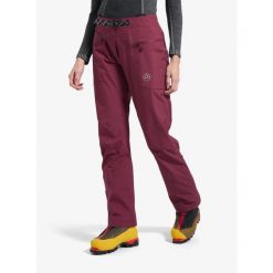 Spodnie w góry damskie La Sportiva Alpine Guide GTX Performance Pants. Czerwone spodnie materiałowe damskie La Sportiva, bez wzorów, trekkingowe. Za 1,836.99 zł.