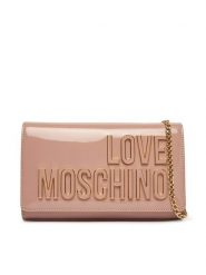 LOVE MOSCHINO Torebka JC4251PP0OKE160A Różowy. Czerwone torebki do ręki damskie Love Moschino, bez wzorów, ze skóry, wizytowe, bez dodatków. Za 719.99 zł.