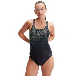 Strój Kąpielowy Speedo Digital Printed Medalist – Czarny – Rozmiar 30. Czarne stroje kąpielowe dla dziewczynek Speedo, bez wzorów. W wyprzedaży za 176.50 zł.