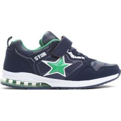 Granatowe Buty Sportowe Fast Car. Niebieskie buty sportowe chłopięce Born2be, z materiału. Za 59.99 zł.