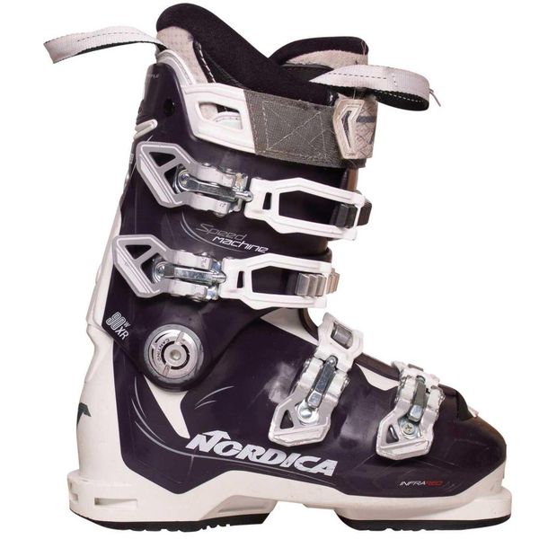 Używane buty narciarskie - NORDICA Speedmachine W90, 38 cm, Stan dobry. Obuwie sportowe damskie NORDICA, bez wzorów, narciarskie. Za 420.00 zł.