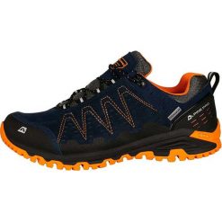 Skórzane buty turystyczne w kolorze granatowym. Niebieskie trekkingi damskie Alpine Pro. W wyprzedaży za 439.95 zł.